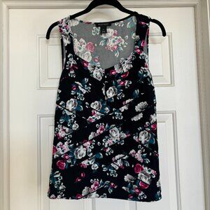 Women's White House Black Market Floral Tank Top